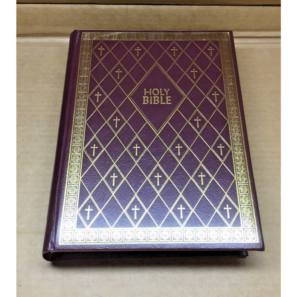 1996 New American Catholic Family Bible Fireside Family Tree Unused